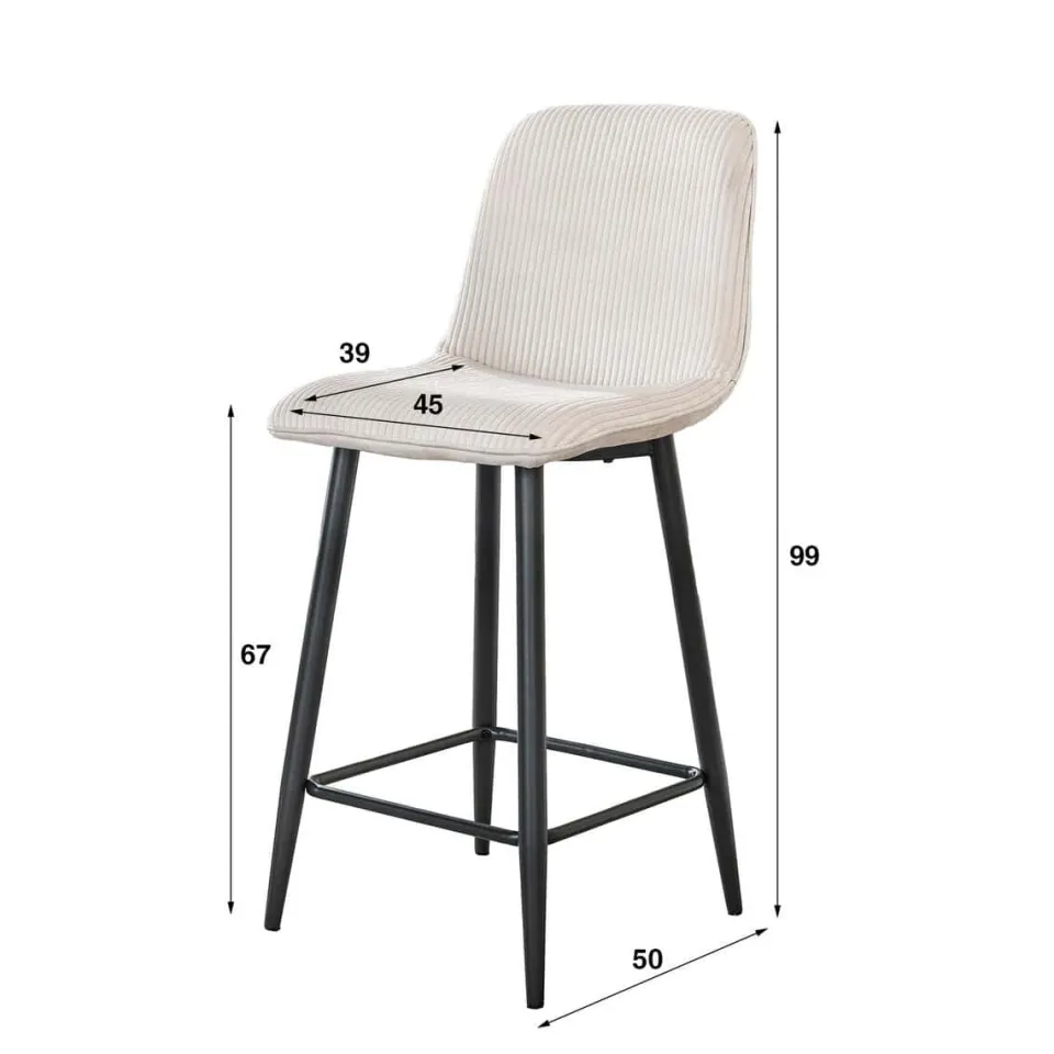 barstoel-bennie-per-2-stuks-VVssvTbb-2.webp Outlet HUUS Barstoel Bennie (per 2 Stuks)