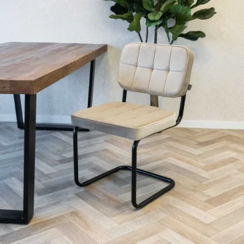 Fashion HUUS Eetkamerstoel Ivy Buisframe Kick (per 2 Stuks)