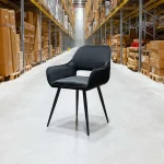 Sale HUUS Eetkamerstoel Jelle – Fluweel Zwart