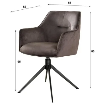 Discount HUUS Eetkamerstoel Peggy (per 2 Stuks)